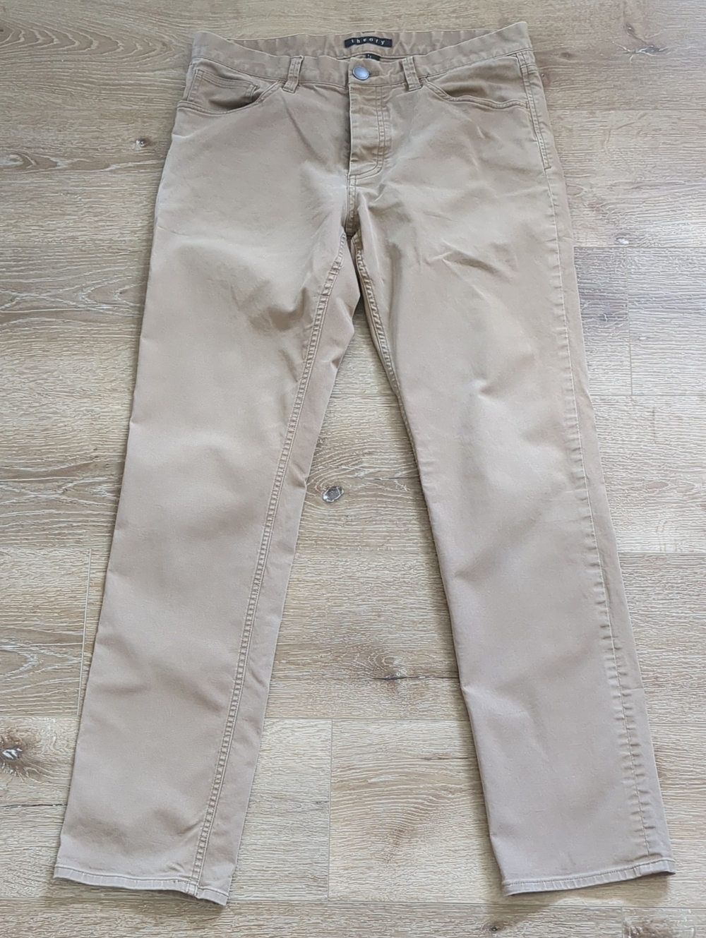 Theory Men's Slim Button Fly Khakis 32 Waist